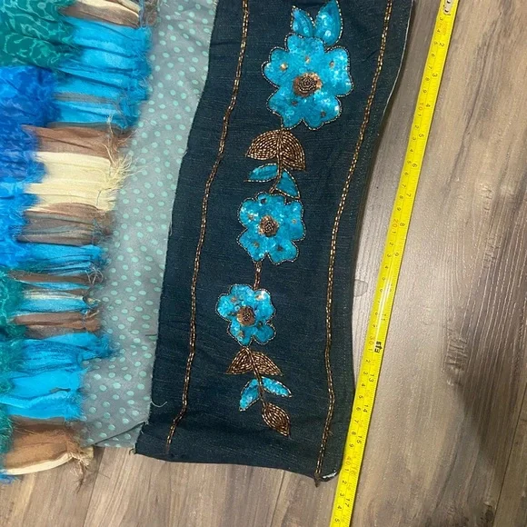 Twenty One Multicolor Patchwork Midi Skirt - Picture 5 of 6